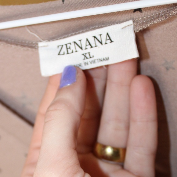 Taupe Star Print Sleeveless Dress ⭐🤎 - Picture 3 of 3